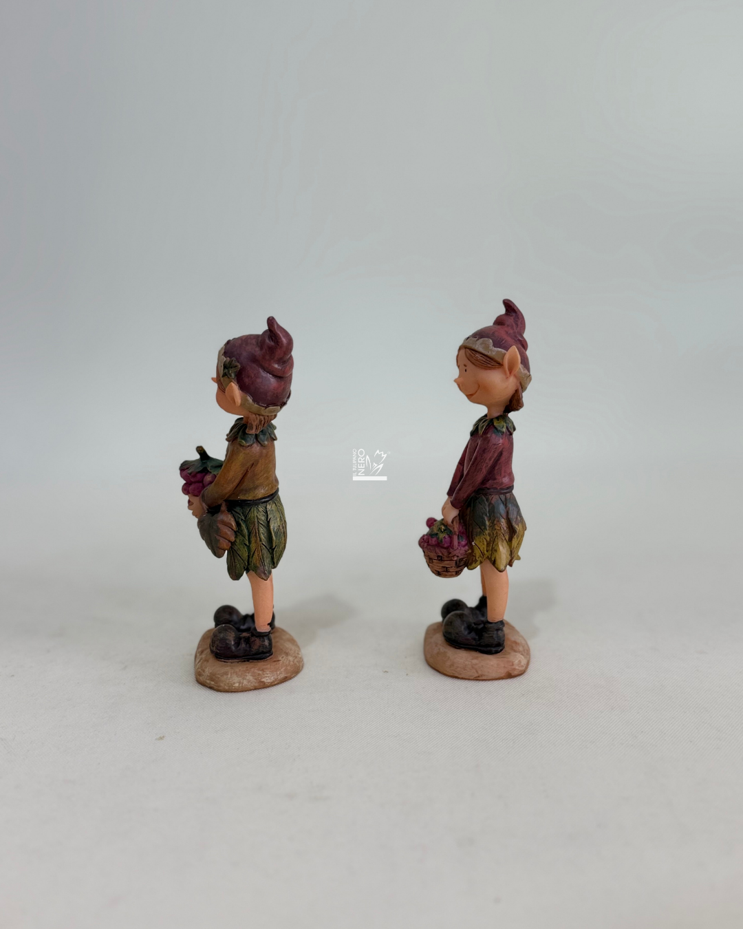 Set Quattro Elfi Con Mirtilli | PABEN