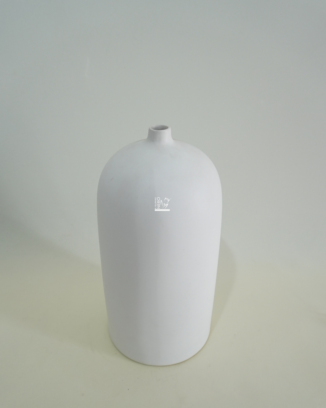 Vaso Monofiore Bianco Opaco Medio | EDG