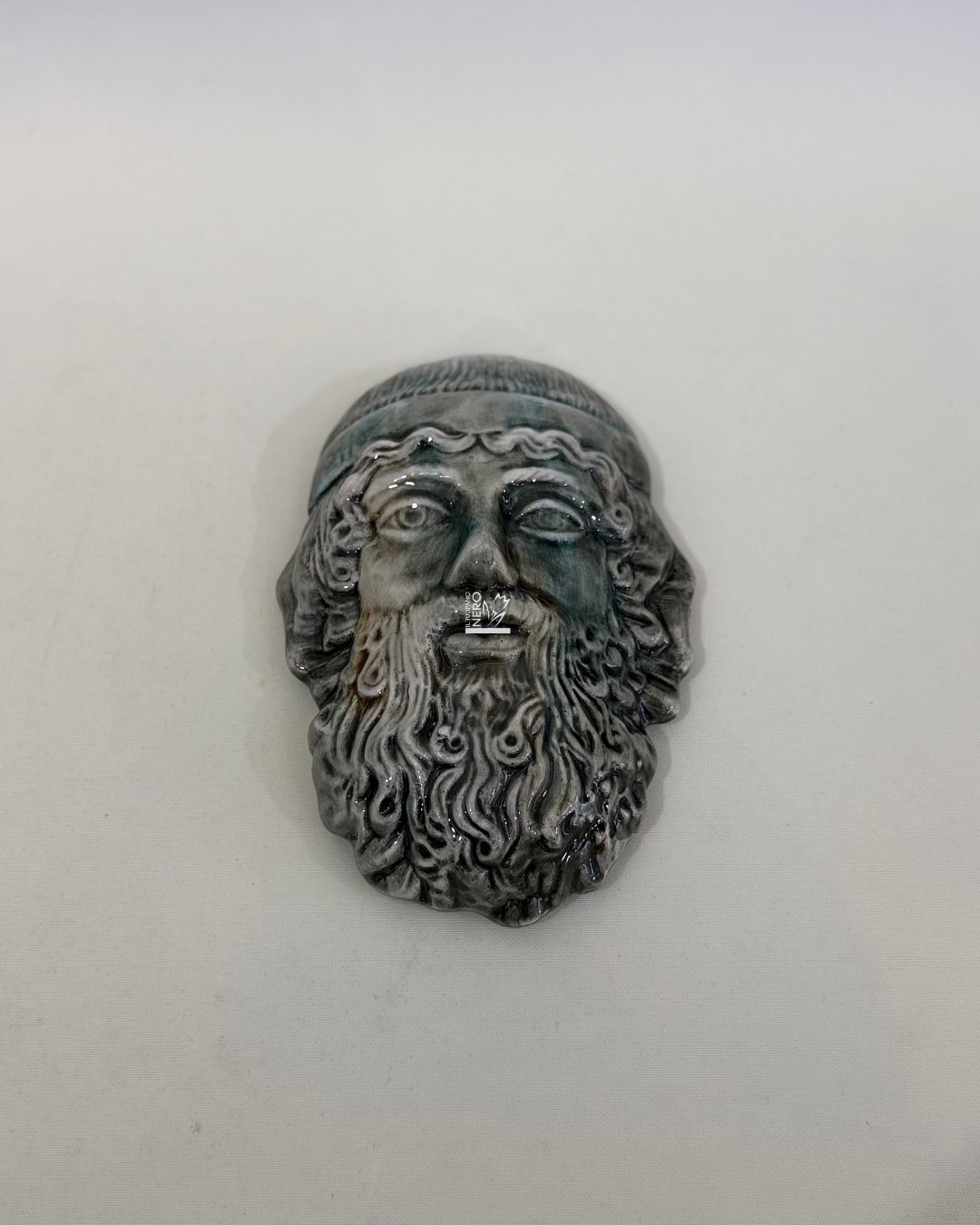 Coppia di Volti "Bronzi di Riace" | Ceramiche Artistiche Calabresi