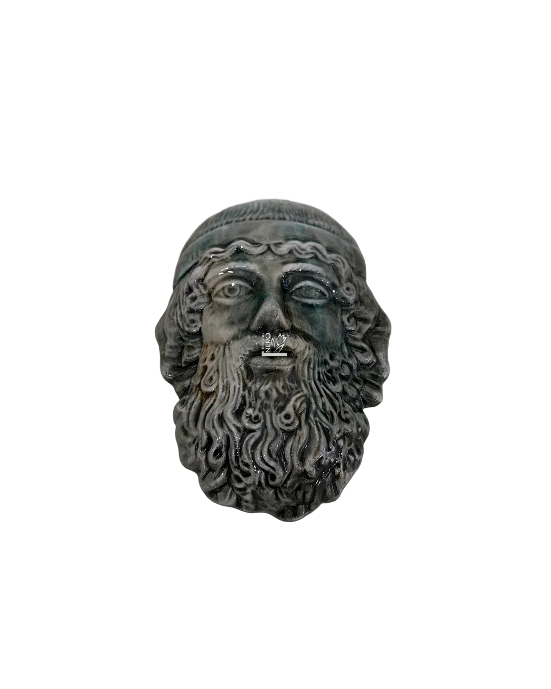 Coppia di Volti "Bronzi di Riace" | Ceramiche Artistiche Calabresi