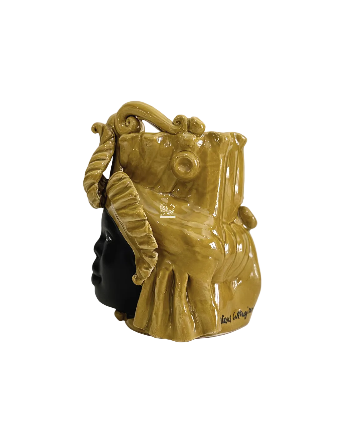 Testa di Moro Demetra Piccolo Senape | VERUS Ceramiche