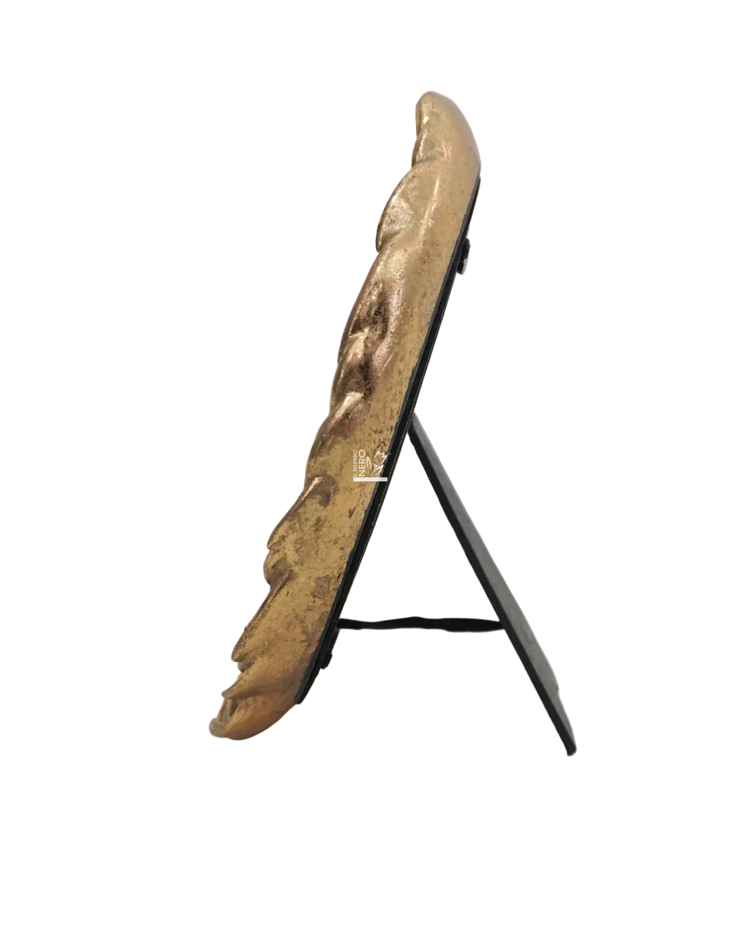 Cornice Ovale Foglie Oro | EDG