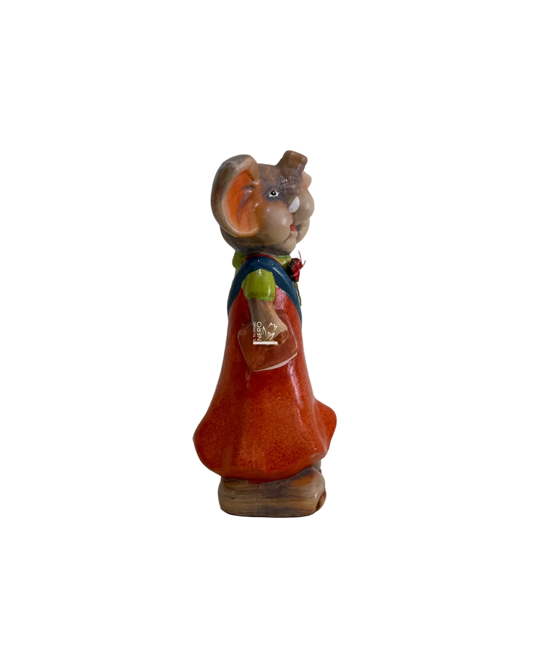 Elefantino Libro Chiuso Terracotta Grande