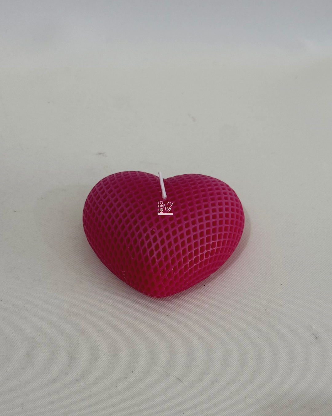 Candela Cuore Rosso Fragola Media