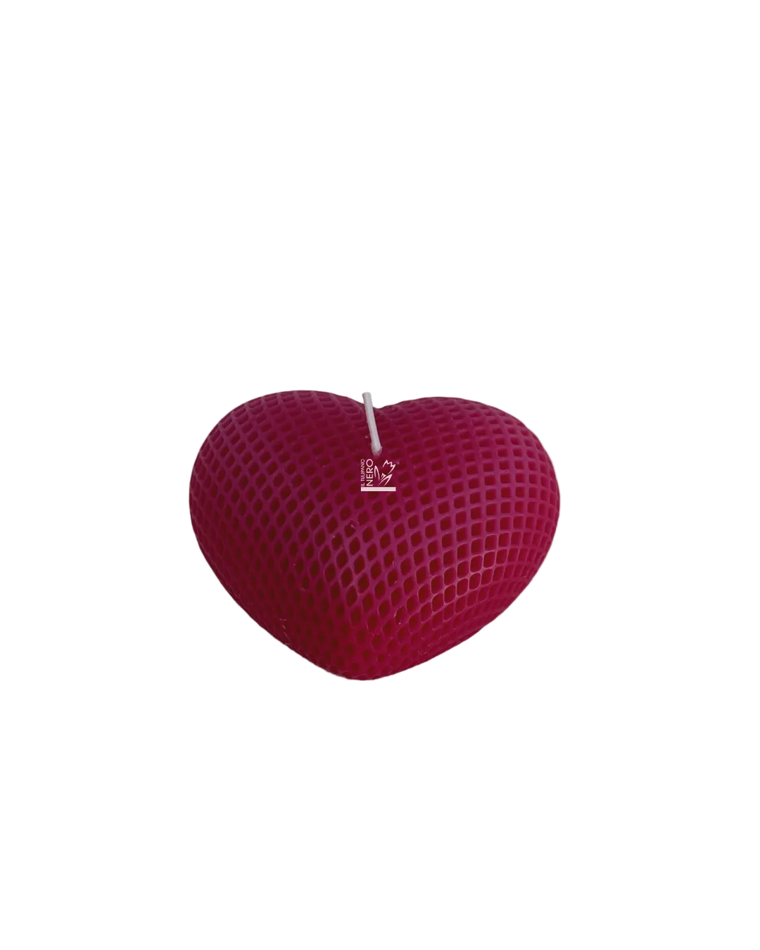 Candela Cuore Rosso Fragola Media