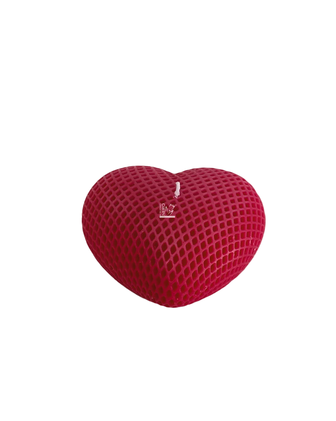 Candela Cuore Rosso Fragola Grande
