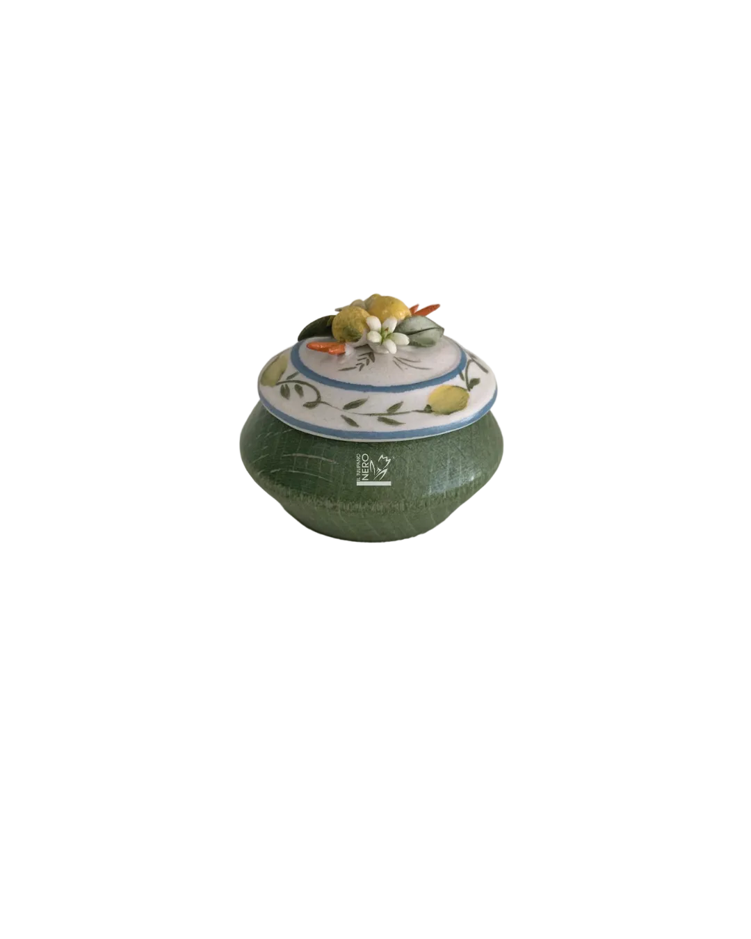 Scatolina Verde con Limoni | Capodimonte
