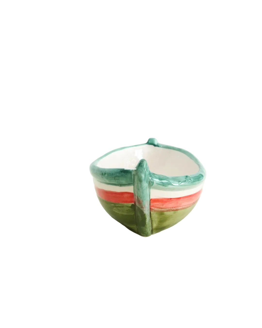 Barca Verde e Rossa | Ceramiche Artistiche Calabresi