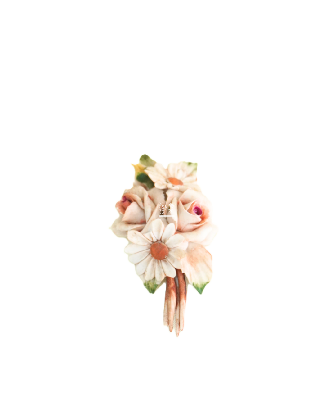 Mazzolino con Rose e Margherite | Capodimonte