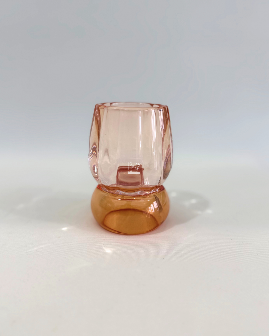 Portacandele Arancione Pesca | EDG