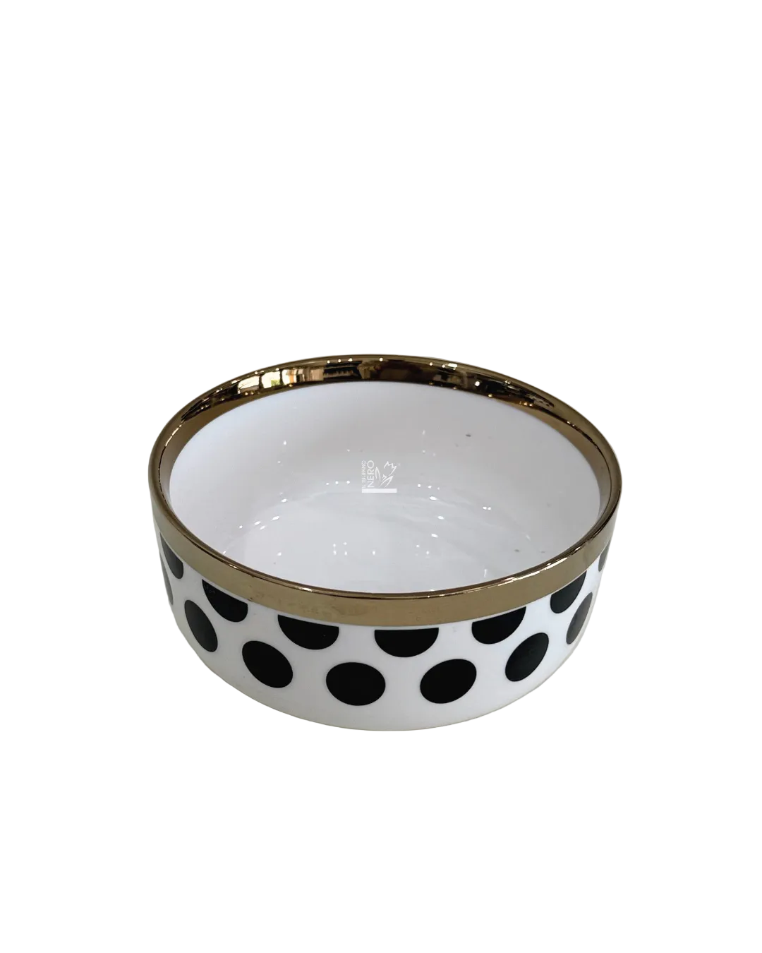 Ciotolina a Pois con Bordo Oro