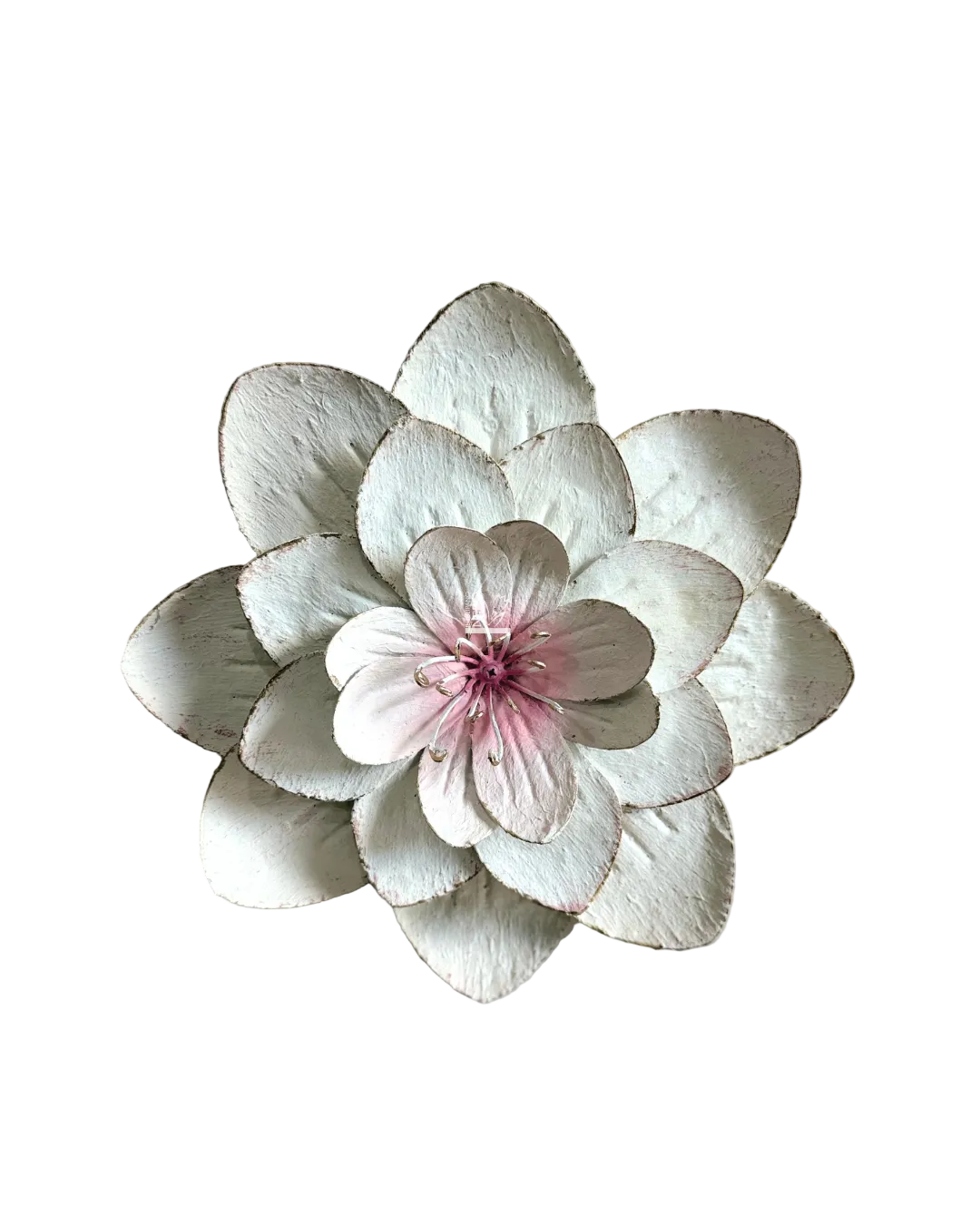 Peonia da Parete in Metallo