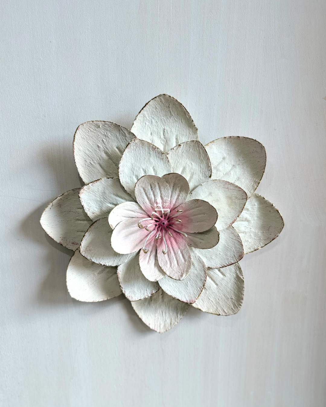 Peonia da Parete in Metallo
