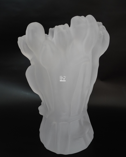Vaso Tulipani in Vetro Effetto Cristallo | EDG