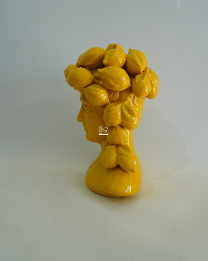 Busto Scultura Limoni Gialla