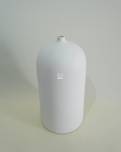 Vaso Monofiore Bianco Opaco Grande | EDG