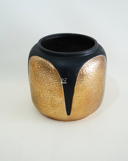 Vaso Nero e Oro Grande | EDG
