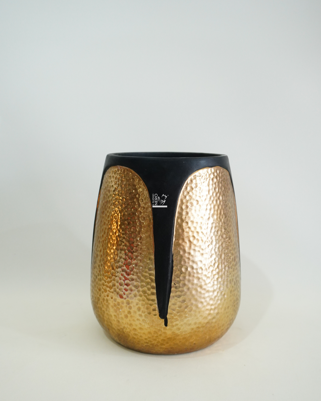 Vaso Alto Nero e Oro | EDG
