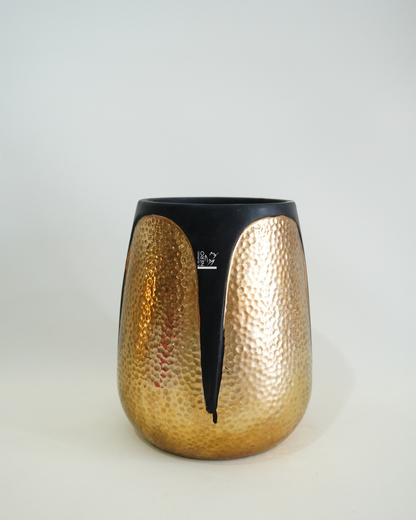 Vaso Alto Nero e Oro | EDG