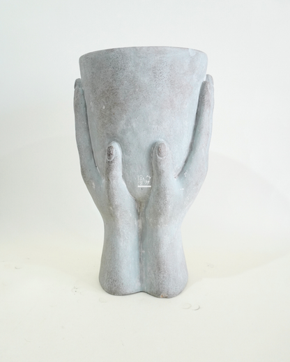 Vaso Scultura "Mani" Cemento | EDG