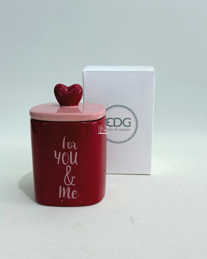 Candela Profumata Kiss Be Mine Rossa | EDG