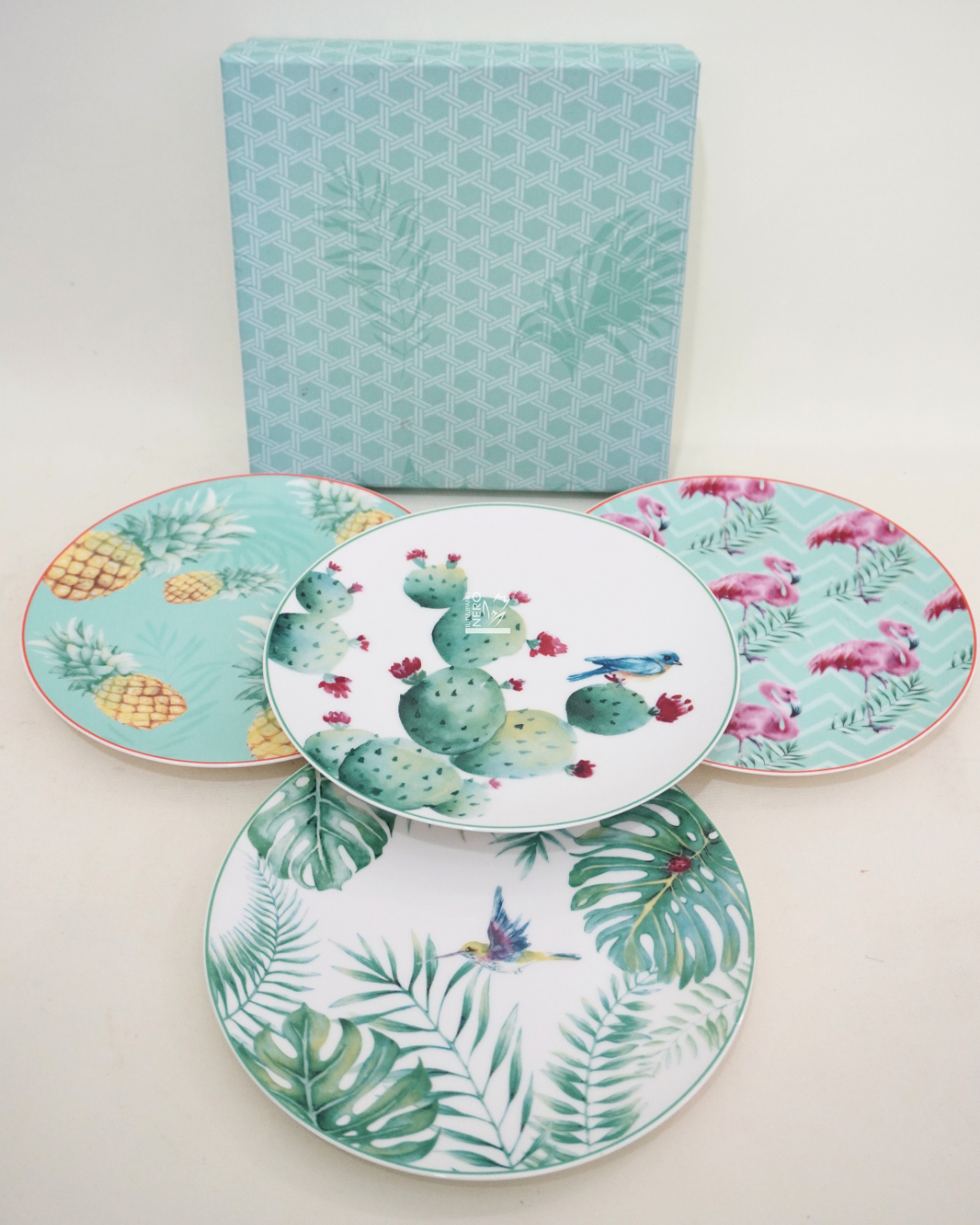 Set di 4 Piatti Tropical | HENRIETTE