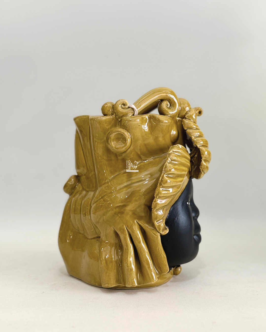 Testa di Moro Demetra Piccolo Senape | VERUS Ceramiche