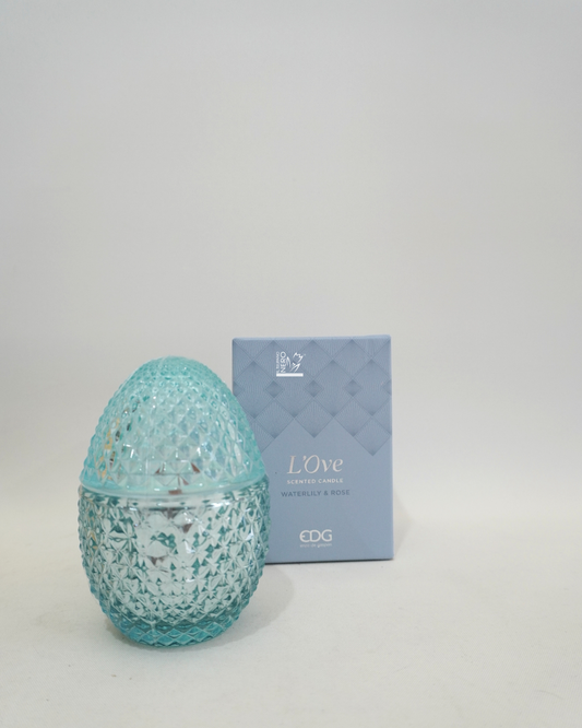 Candela Profumata Uovo Waterlily & Rose | EDG