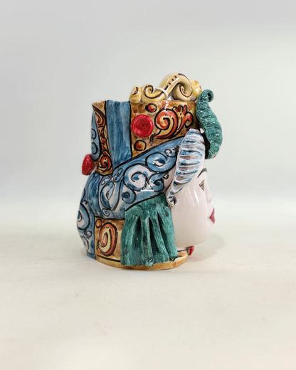 Testa di Moro Demetra Piccolo Multicolor | VERUS Ceramiche