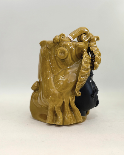 Testa di Moro Demetra Piccolo Senape | VERUS Ceramiche