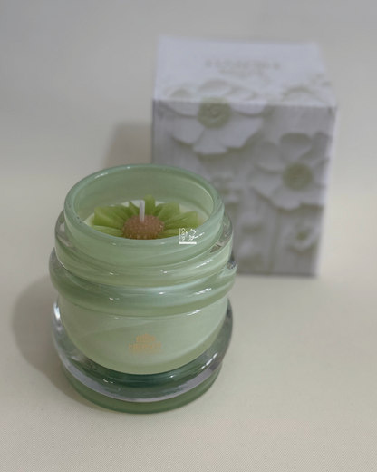 Candela Profumata Daisy Oud Verde | HERVIT Creations