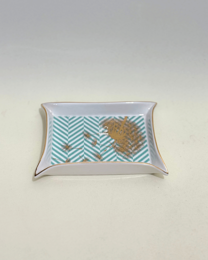 Svuotatasche con Bordo Oro | HENRIETTE