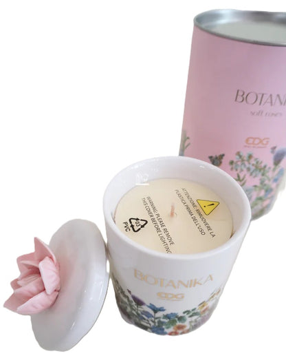 Candela Profumata Soft Roses Botanika | EDG