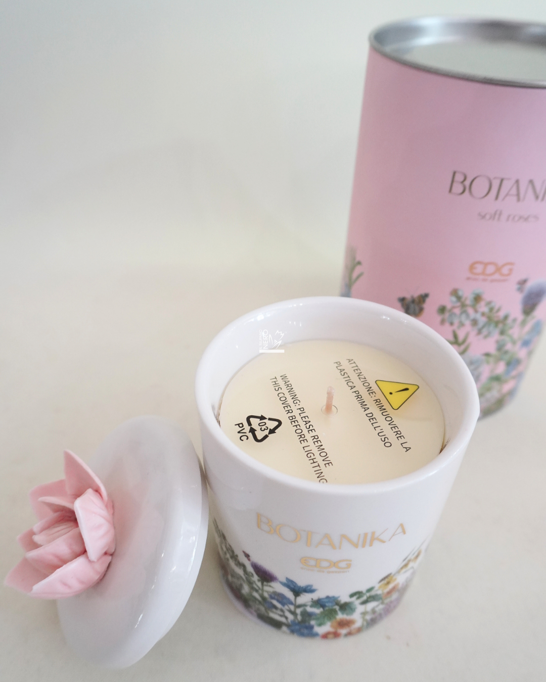Candela Profumata Soft Roses Botanika | EDG