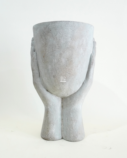 Vaso Scultura "Mani" Cemento | EDG