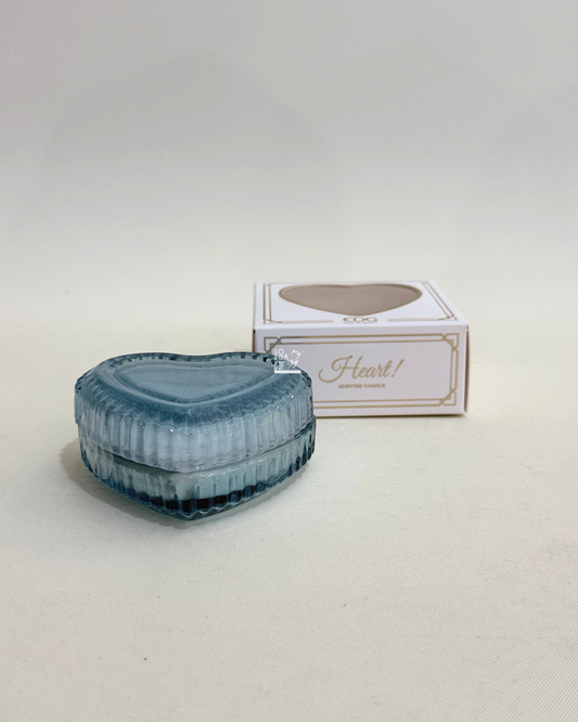 Candela Profumata Heart Azzurra | EDG