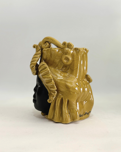 Testa di Moro Demetra Piccolo Senape | VERUS Ceramiche