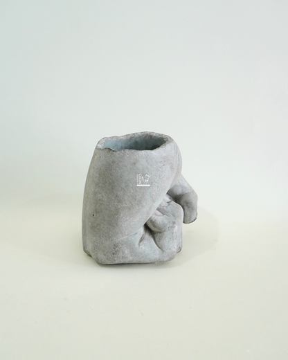Vaso Pugno Grande Cemento | EDG