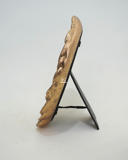 Cornice Ovale Foglie Oro | EDG