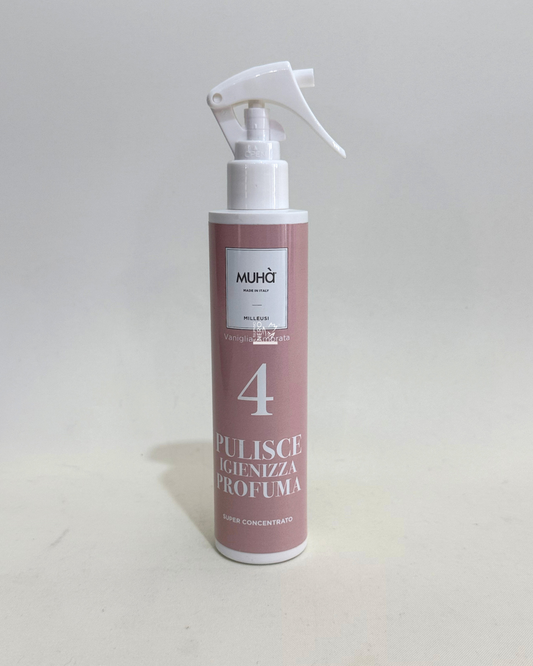 Spray Pulisci e Profuma Vaniglia Ambrata | MUHÀ HOME