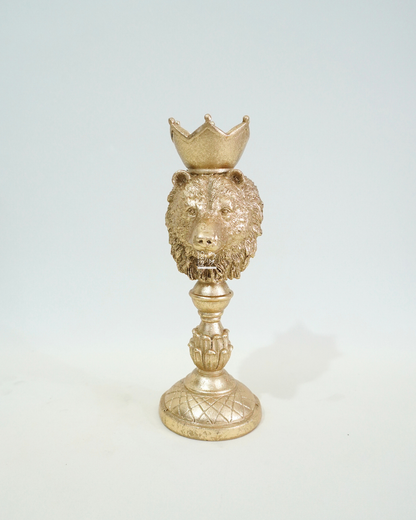 Portacandele Orso Oro