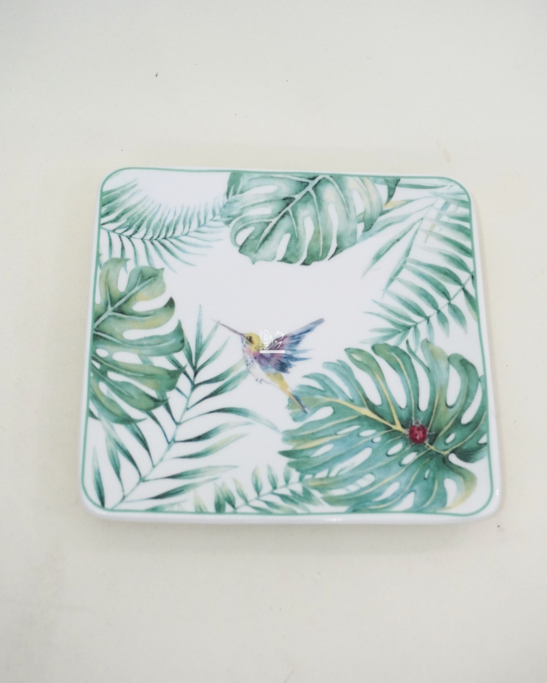 Piattino Quadrato Colibrì | HENRIETTE