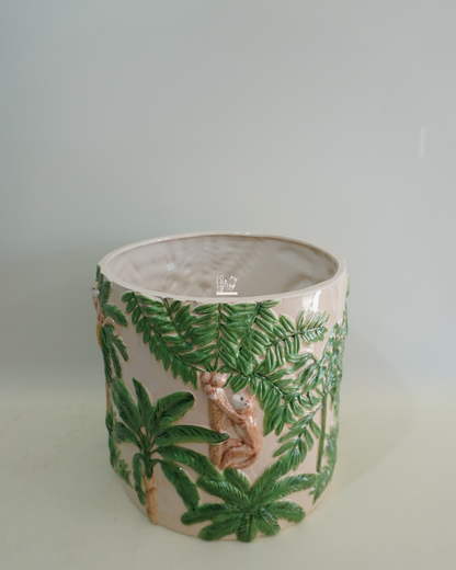 Vaso Jungle con Scimmiette Grande | EDG