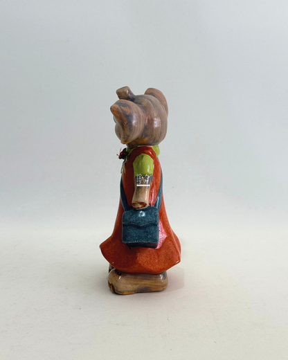 Elefantino Libro Chiuso Terracotta Grande