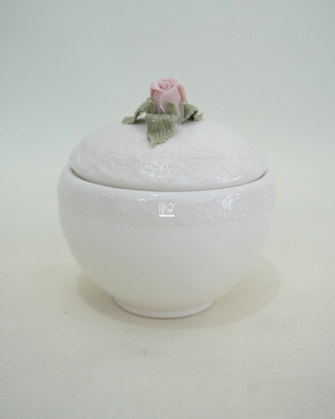 Zuccheriera in Porcellana con Fiore | Royal Class-HERVIT