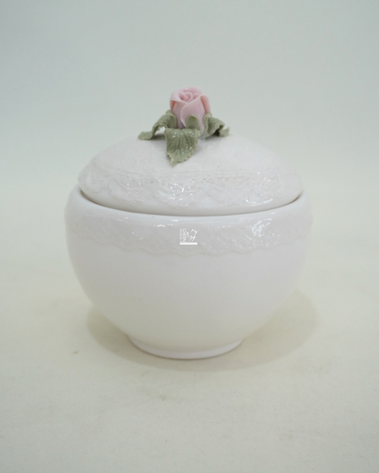 Zuccheriera in Porcellana con Fiore | Royal Class-HERVIT