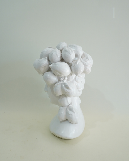 Busto Scultura Limoni Bianca