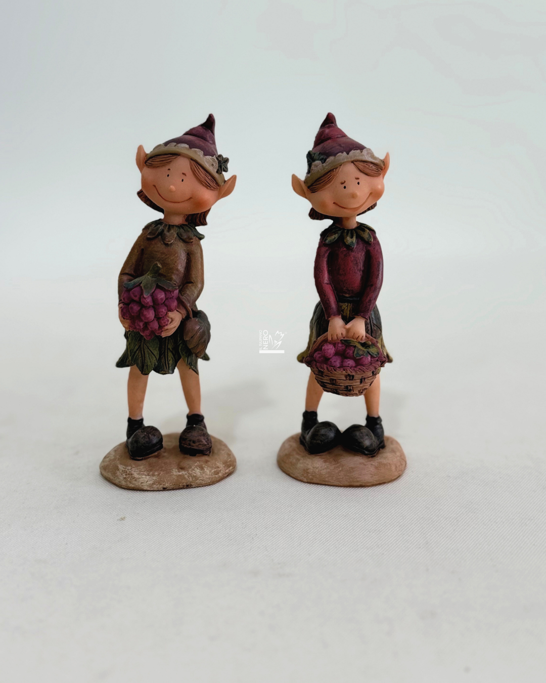 Set Quattro Elfi Con Mirtilli | PABEN