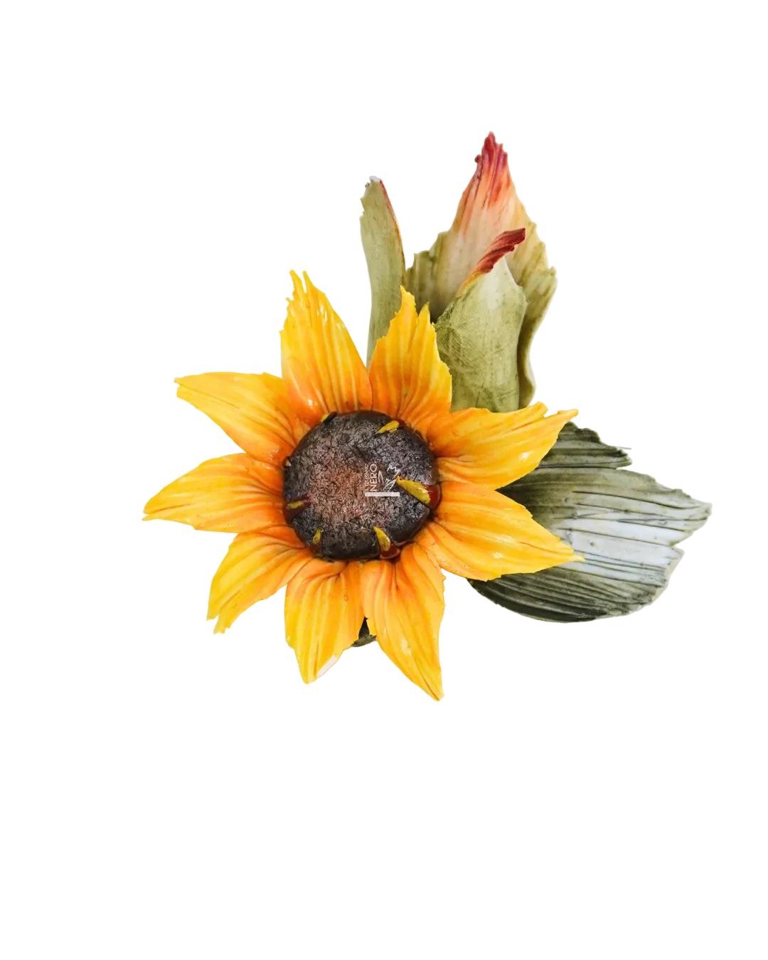 Girasole con Foglie | Maiello Capodimonte