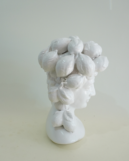 Busto Scultura Limoni Bianca
